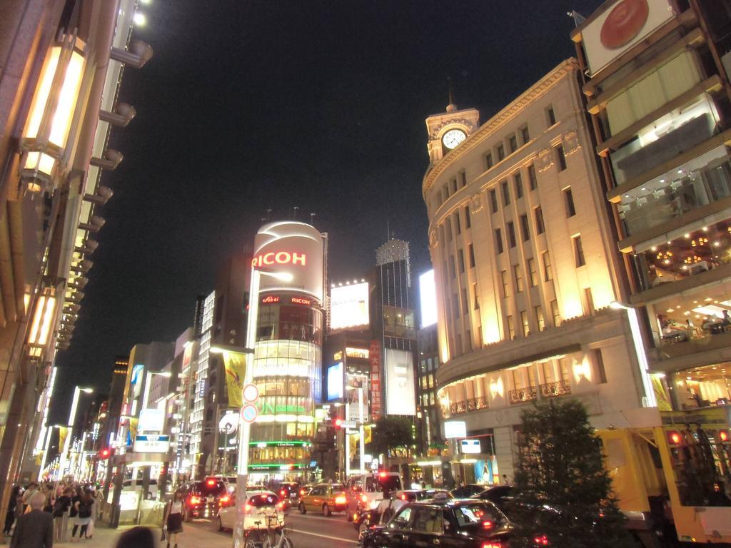 Hotel Monterey Lasoeur Ginza Tokió Kültér fotó